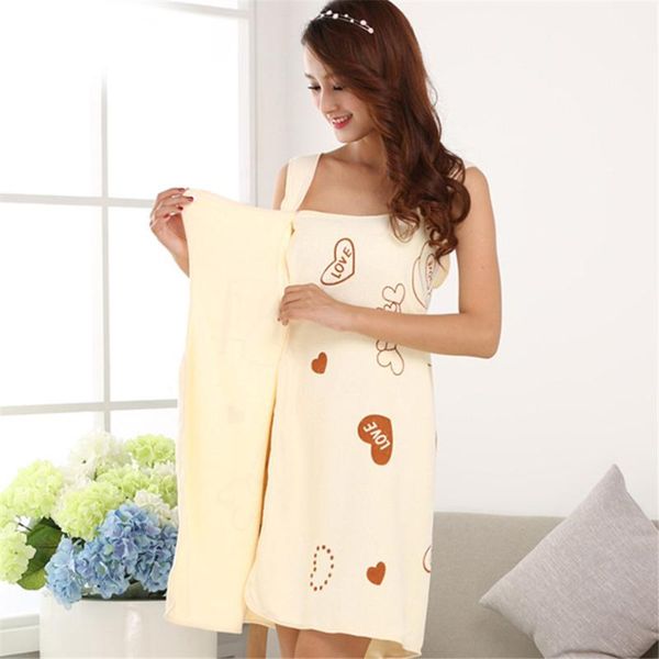 

towel women fast drying wearable bath shower spa wrap body beach bathroom bathrobe