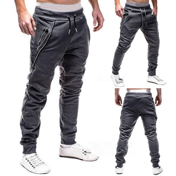

plus size men sporty solid color waist drawstring pockets ankle tied long pants plus size men sporty pockets ankle tied long pan clothing, Black;white