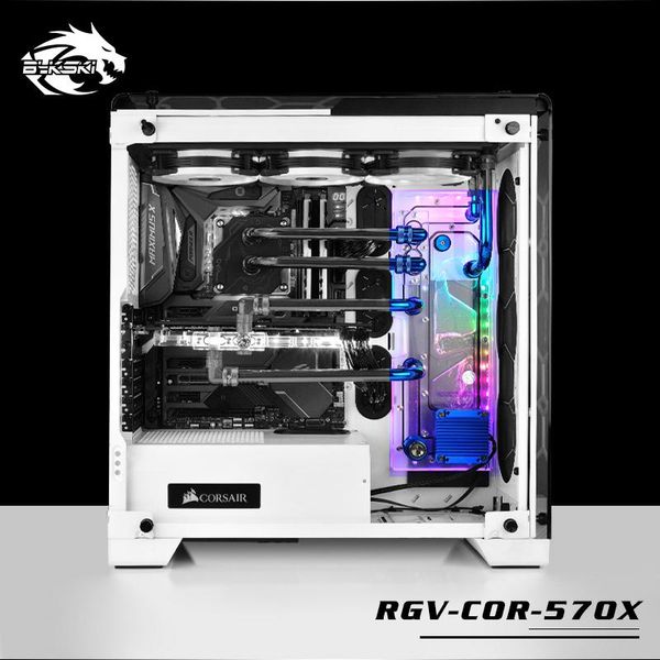 

acrylic board water channel solution use for 570x computer case cpu and gpu block / 3pin rgb combo ddc pump fans & coolings