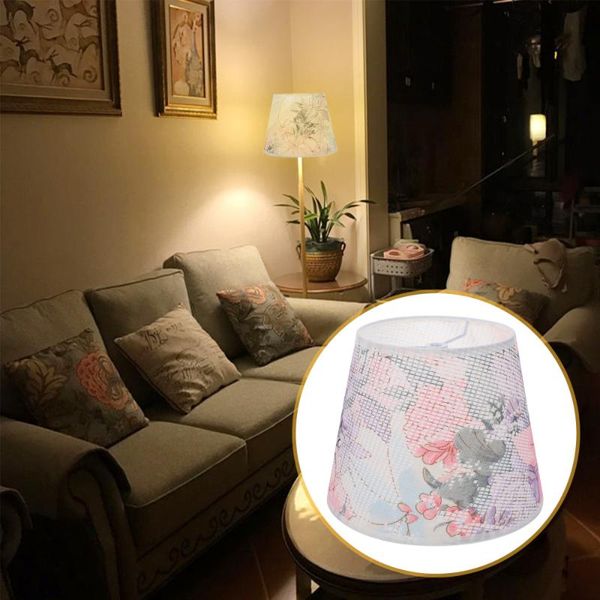 

pendant lamps cloth lamp shade household floor light dust cover delicate chimney
