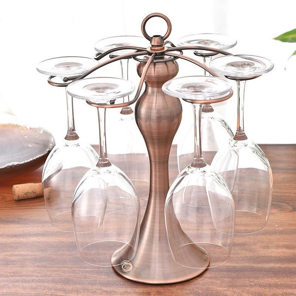 

creative beauty thin waist cup holder can hang 6 pcs goblet wine rack metal durable bar chateau accessories storage tools hooks & rails