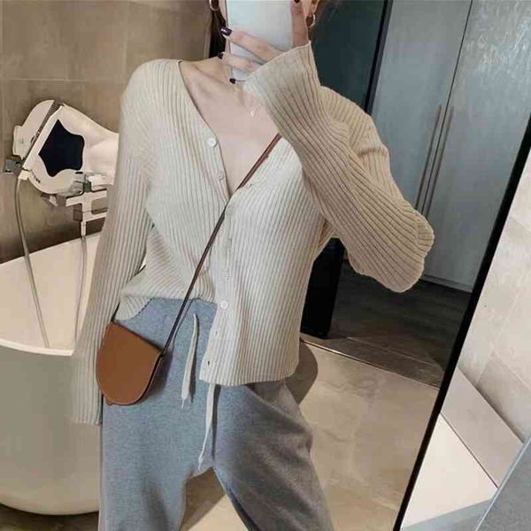

women's sweaters sweater with a v 10-colour collar, knitted-out tracksuit elegant for autumn and winter opkv, White;black