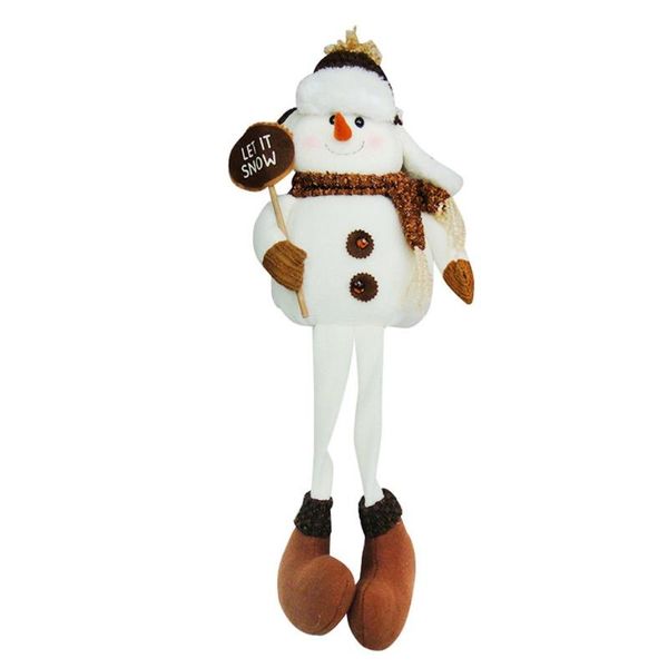 

novelty items christmas long-legged deskdecoration doll plush window decorations