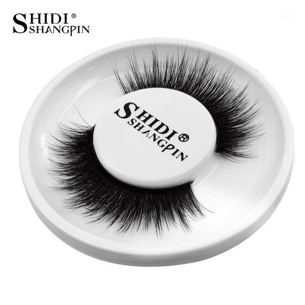 

1 box 3d mink lashes natural long false eyelashes pair handmade makeup lashes1