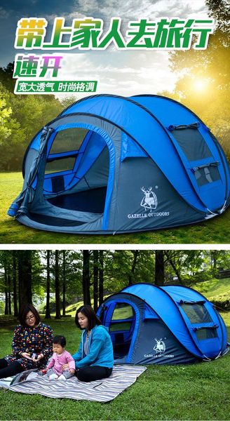 

automatic tent 3-4 people quickly open the for outdoor camping tents and shelters