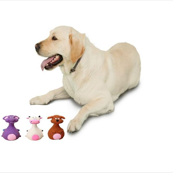 

dog toys & chews latex toy safe non-toxic squeaky chew molar funny small animals design pet supplies