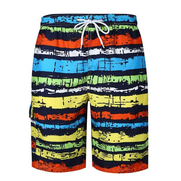 

men pants mens casual printed pocket beach men's shorts, White;black