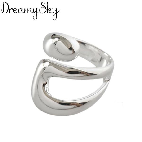 

trendy charm irregular chains rings for women men boho knuckle party punk cocktail jewelry girls gift anillos bijoux wedding, Slivery;golden