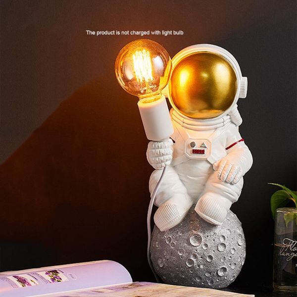 

table lamps astronaut model night light resin craft lamp ornament kids room decor