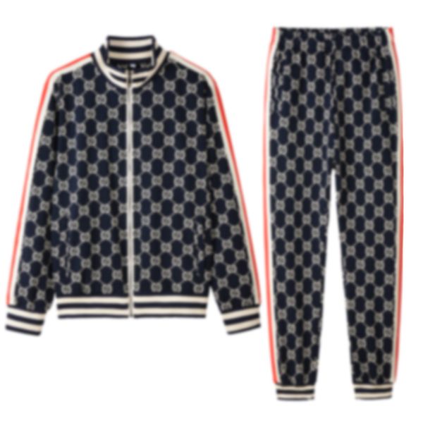 

men tracksuit set sportswear sweat suits mens cotton jackets tracksuits jogger sports sets, Gray