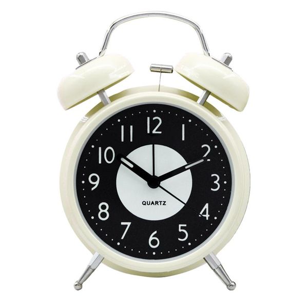 

other clocks & accessories 4inch student bedroom heavy sleeper battery operated super loud round twin bell dormitory with backlight alarm cl