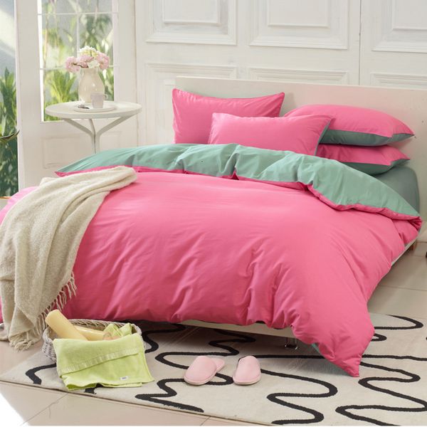 

all four set of pure cotton bedding, quilt cover, three piece fitted sheet, el linen