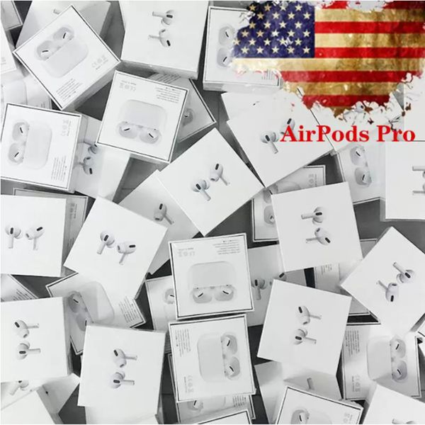

1:1 aaaa+ apple airpods pro with wireless charging case rename gps bluetooth headphones in-ear detection for cell phone pods 2 ap pro ap2 ap