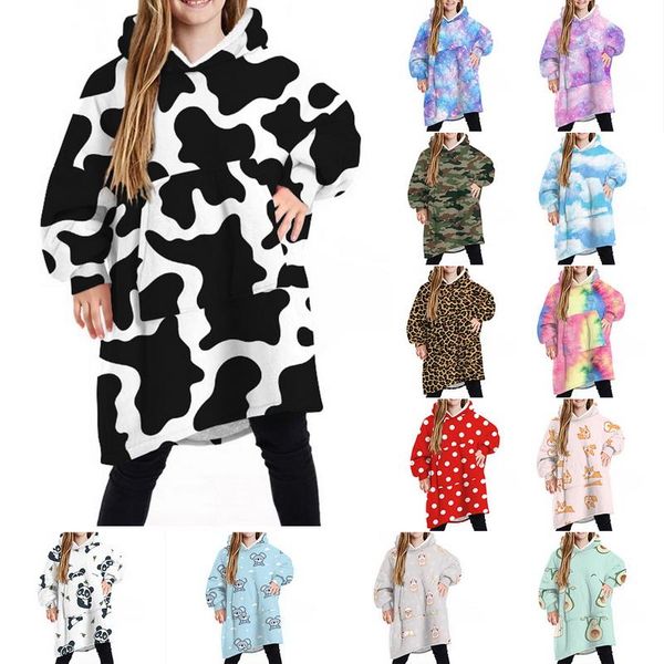 

blankets winter warm homewear blanket hoodie oversize sweatshirt for women men kid hoody home coats comfy pullover