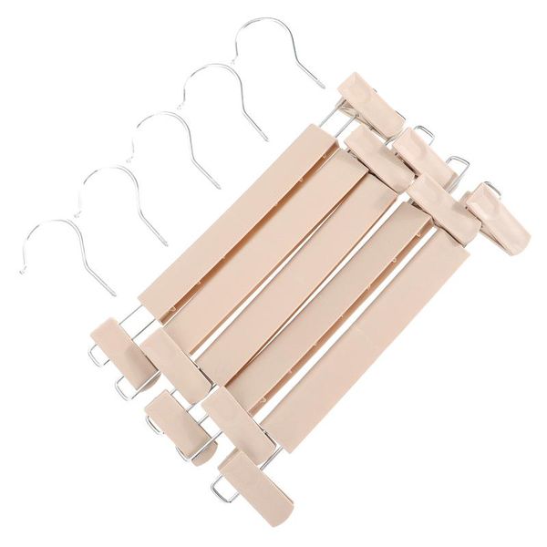 

hangers & racks 10pcs pants skirt hanger with clips clothing display closet rack