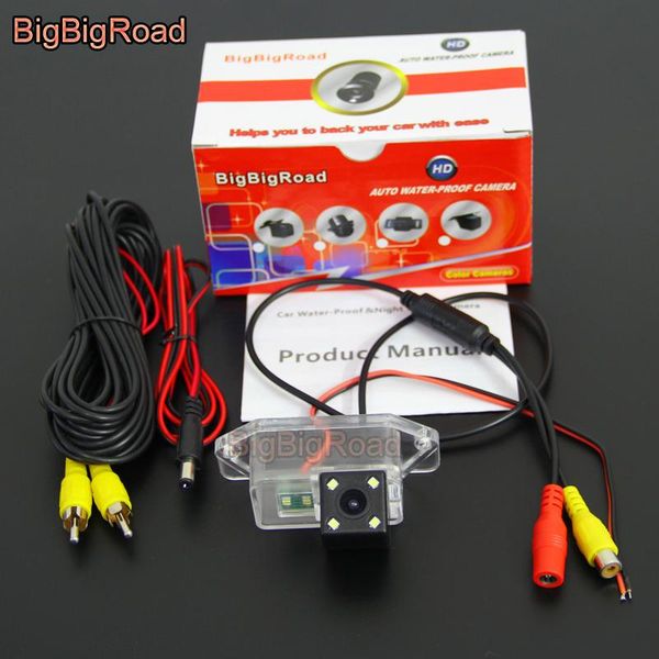 

car rear view cameras& parking sensors bigbigroad backup camera for mitsubishi lancer ex / evolution x 2007 2008 2009 2010 2011 2012 -2021