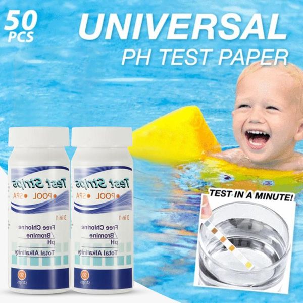 

life vest & buoy 100pcs pool test strips easily use chlorine dip tub spa swimming ph tester paper cleaner accessories 20jun15