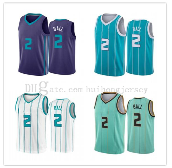 

stitched mens lamelo ball #2 2020-21 mint green city association teal icon draft basketball jersey breathable, Black;red
