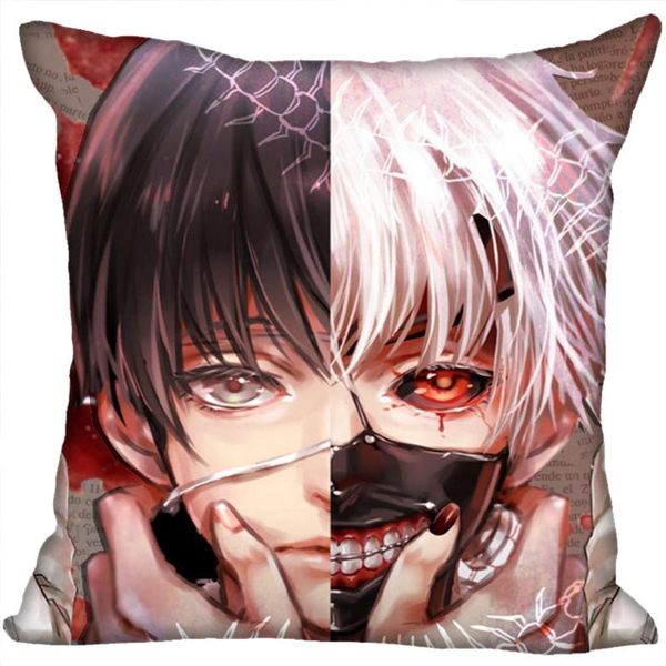 

pillow case custom tokyo ghoul pillowcase printing square cover zippered decorative pillows
