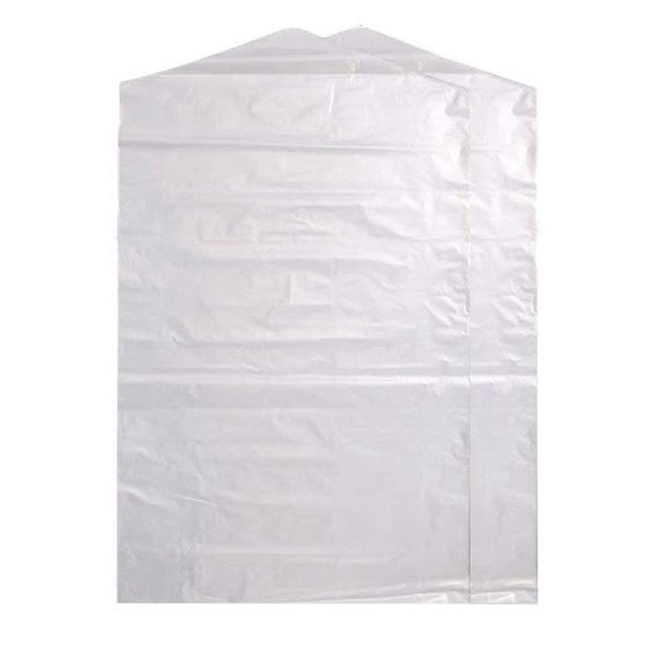

clothing & wardrobe storage 50pcs 60x100cm clothes dust cover dry cleaner bags waterproof garment hanging coat