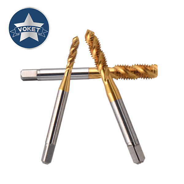 

hand tools 10pcs hsse metric with tin sprial fluted tap m1 m1.7 m1.8 m2 m2.2 m2.3 m2.5 m2.6 m3 m3.5 m4 m5 m6 m8 m10 m12 screw thread taps