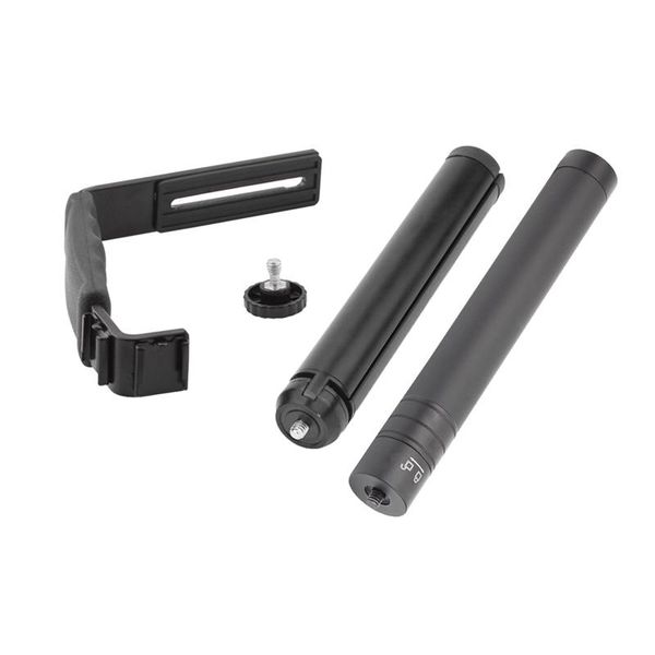 

bathroom storage & organization promotion microphone stand l bracket camera grip with 2 shoe mounts+tripod+extended self-timer bar for zhiy