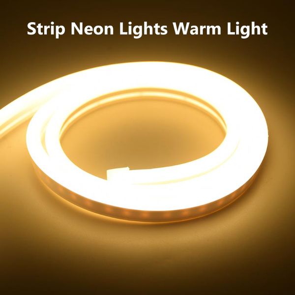 

strips led strip 12v waterproof 2835 120led/m ribbon neon light ip65 6mm white/warm white red green blue yellow tape