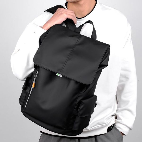 

manhan simple backpack business fashion trend school bag bags