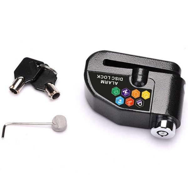 

theft protection alarm disc brake lock 110db loud anti waterproof for bikes, motorcycles, scooter, with reminder