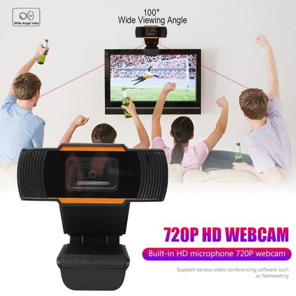 

webcams rotatable camera hd webcam portable usb video recording web with microphone for pc