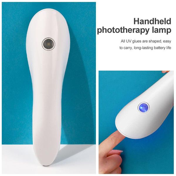 

nail dryers 5w 2 led handheld nails lamp portable dryer machine mini quick-drying usb for drying uv gel polish manicure tool