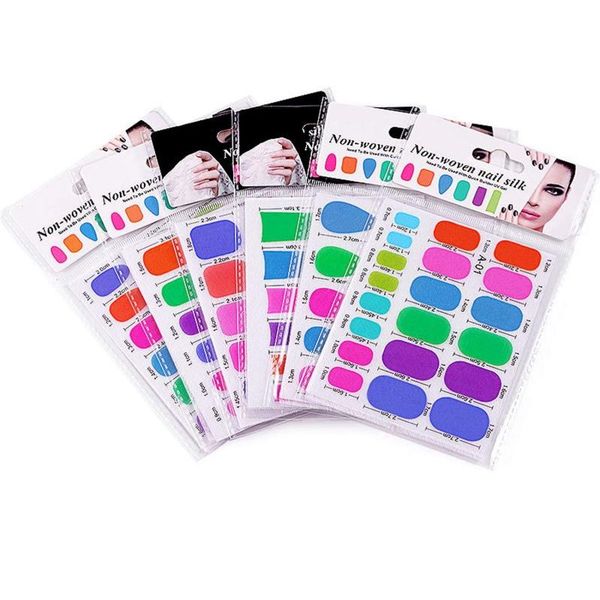 

nail art kits 6pcs extension silk fiberglass for acrylic gel building tips extended tools