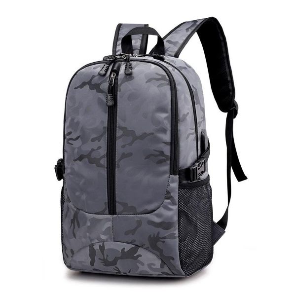 

backpack camouflage oxford men large capacity usb school bag for teenage boys casual travel young bagpack 2021