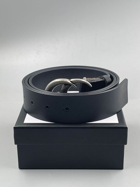 

2021 fashion men's designer belts g buckle leather for women's belt with box 105-125cm, Black;brown