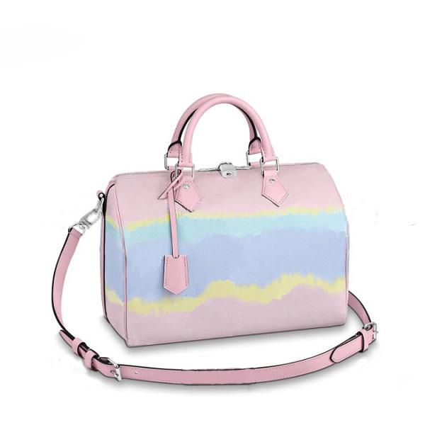

fashion womens bags lady totes bag color matching rainbow large capacity ladies handbags purse