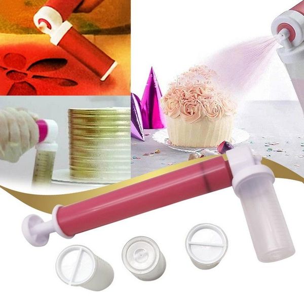 

other bakeware cake coloring duster manual airbrush pump decorating tool baking gift for dessert lover kitchen accessories