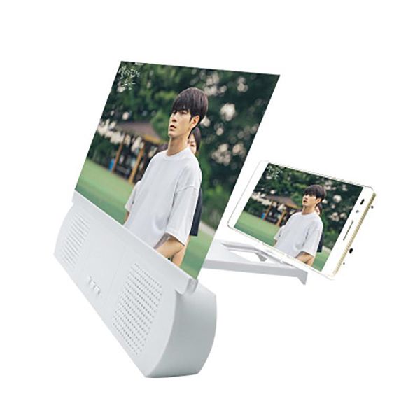 

mobile phone hd screen bracket with audio speaker big stand cell mounts & holders