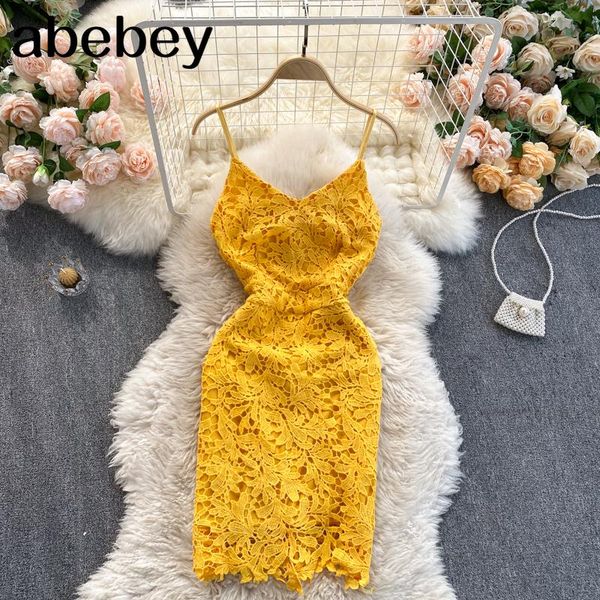 

france lace strap dress women v neck sleeveless backless slim dresses summer elegant solid off shoulder casual, Black;gray