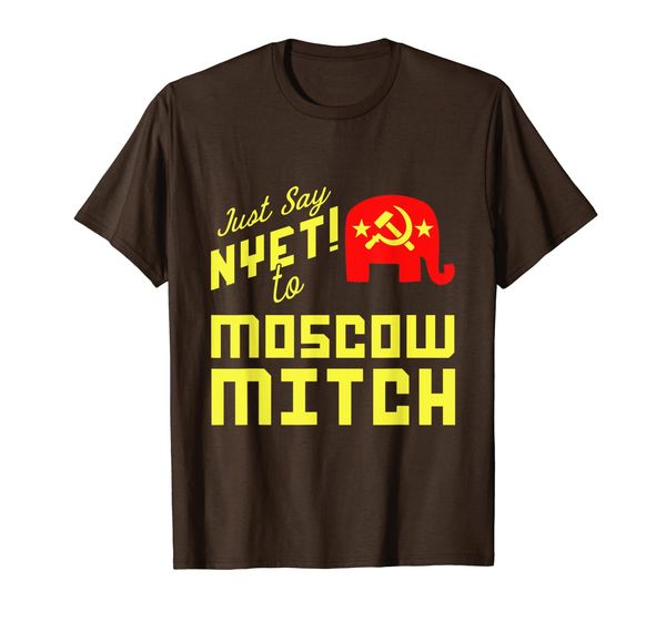 

just say nyet to moscow mitch - ditch moscow mitch mcconnell t-shirt, White;black
