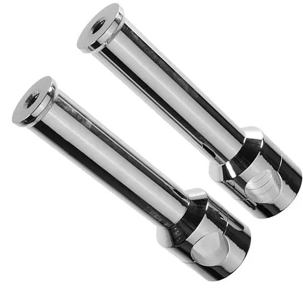 

6 inch motorcycle chrome billet handlebar riser set for harley