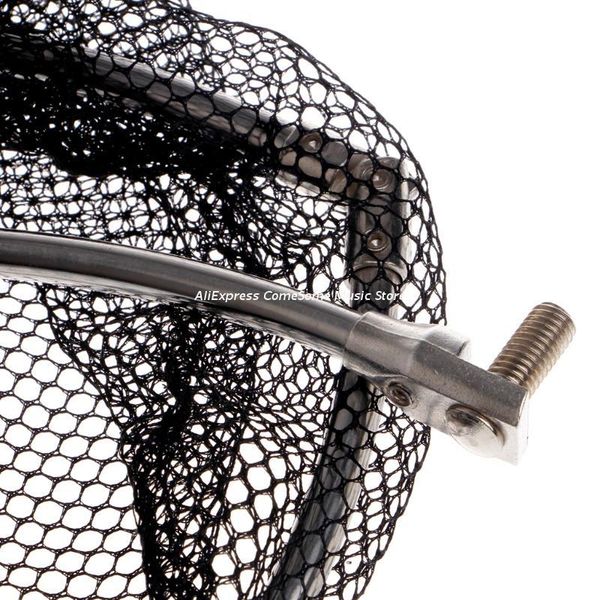 

fishing accessories stainless steel frame folding brail head round mesh dropship