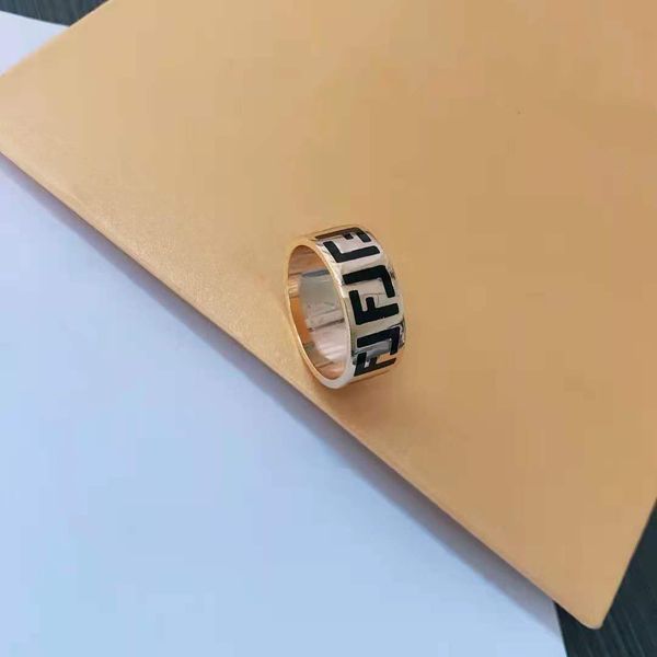 

new simple letter ring fashion versatile women's fine jewelry sale, Silver