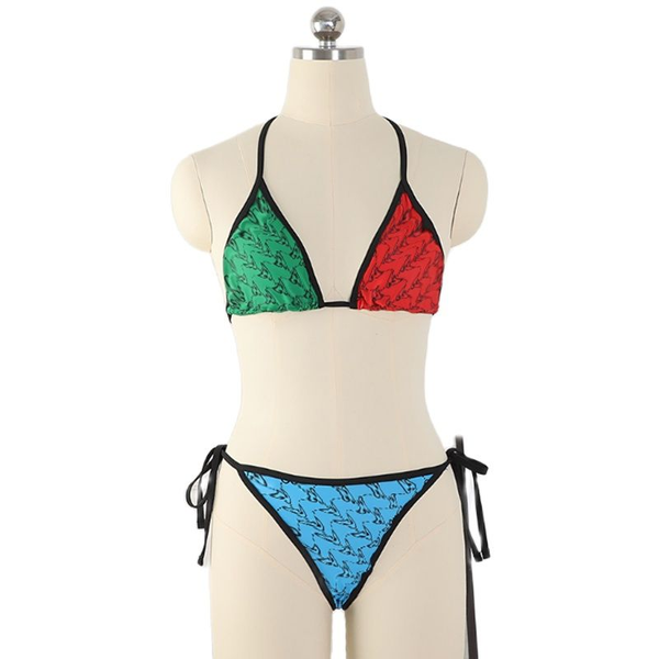 

one-piece suits 2021 women's two-piece swimsuit designer beachwear 3002 sporty fit item type material model pattern