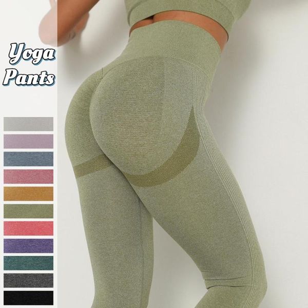 

seamless yoga pants tummy control gym leggings stretchy high waist compression tights sports push up running fitness 11colors outfits, White;red