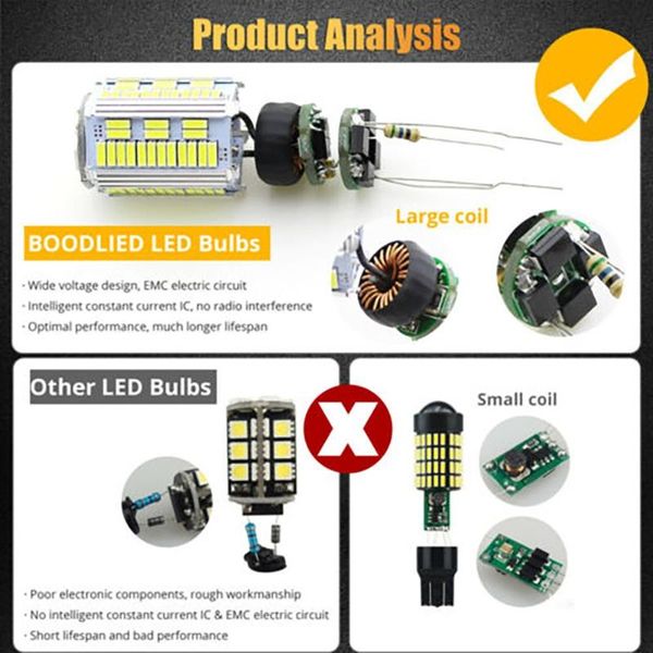 

bulbs light suvs tail bulb trailers 105 smd 1156 turn signal emergency lights led