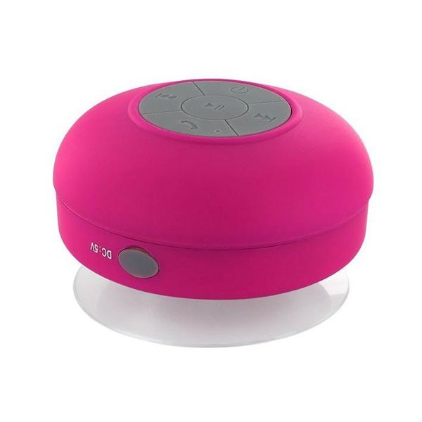 

bluetooth 3.0 sucker speaker jukebox waterproof 10m abs rosa portable speakers