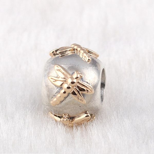 

fits pandora original bracelets 20pcs dragonfly charms beads silver charms bead for women diy european necklace jewelry, Black
