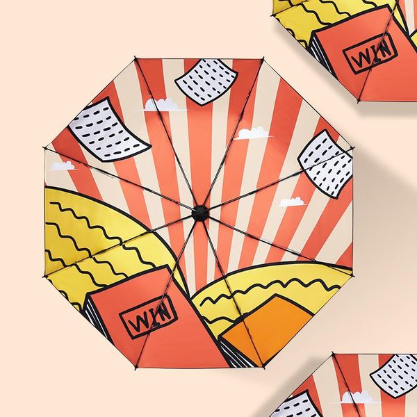 

umbrellas uv protection umbrella fabric parasol foldable portable automatic windproof travel guarda chuva home rain gear db60ys
