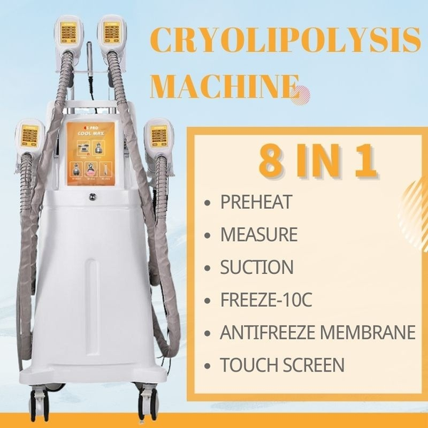 2022 Kriyolipolizli Vakum Masaj Selülit Makinesi Lipo Lazer RF Vücut Heykel