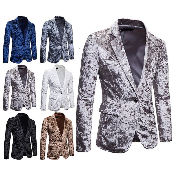 

suit fashionable veet casual men's coat, White;black